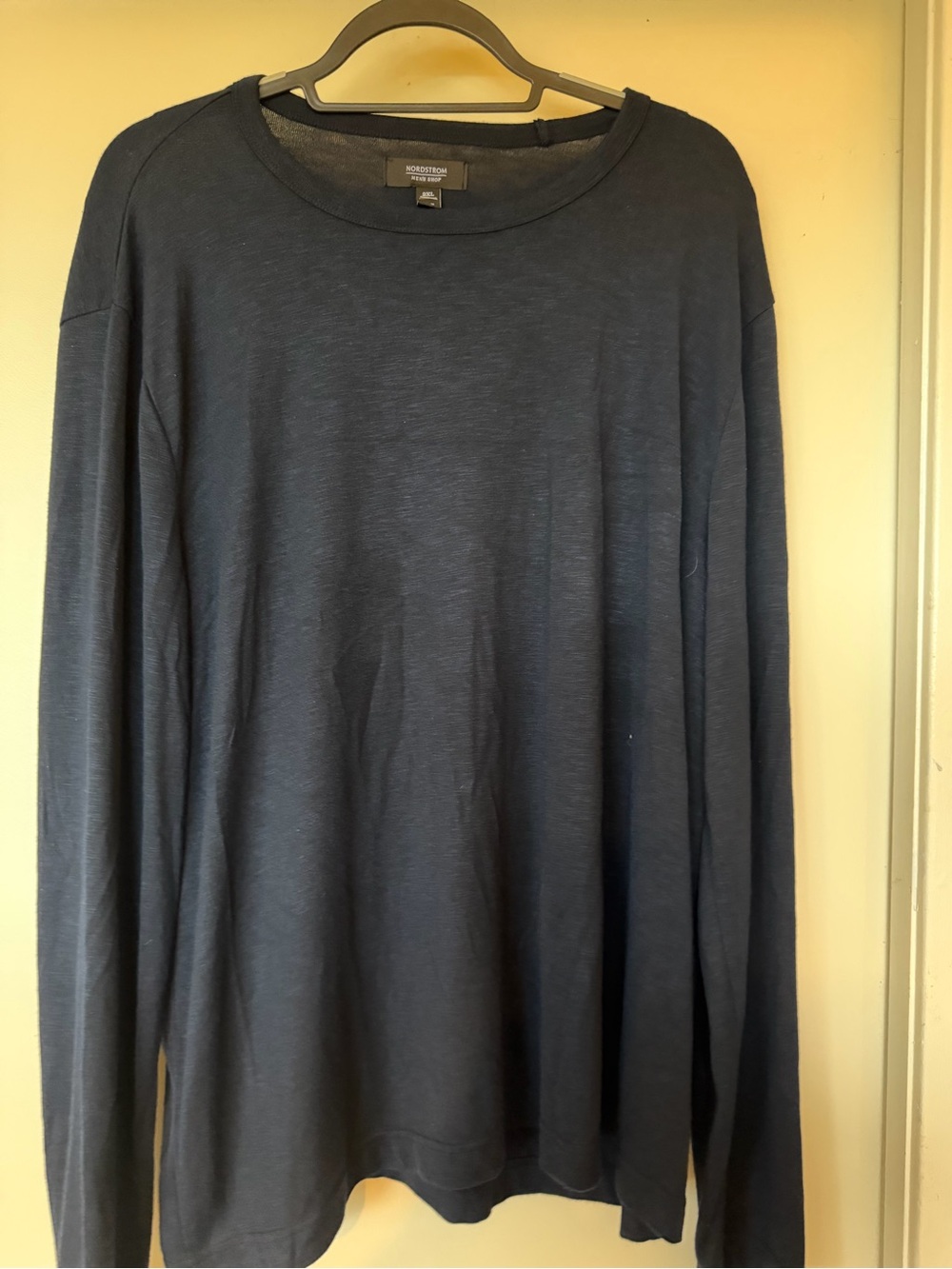Nordstrom Men’s Crewneck Long Sleeve Sweater - Navy